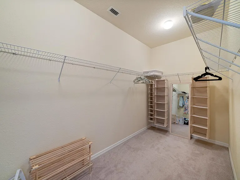 Master walk-in closet