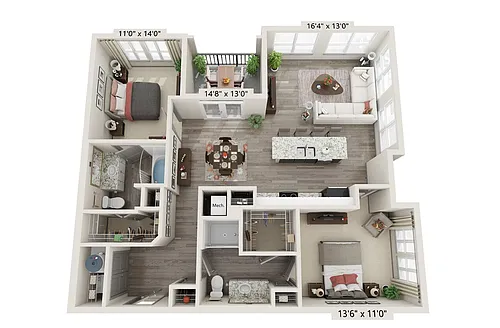 Floor plan C4