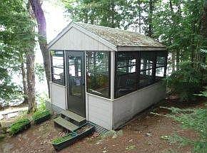 Existing screen house