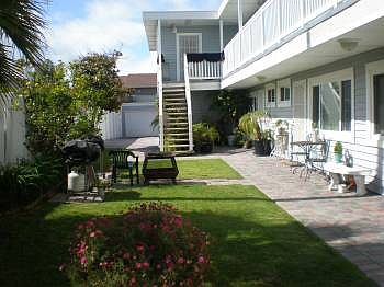 Shared courtyard, space available for BBQ