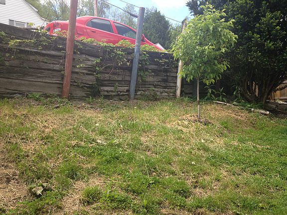 front yard to parking