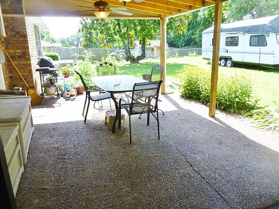 2 ceiling fans on covered patio...