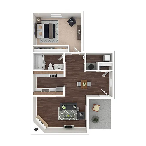 Floor plan Mesquite Renovated