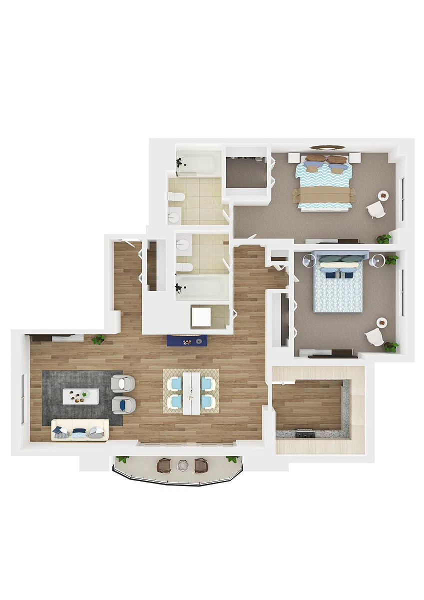 Floor plan Tier 1