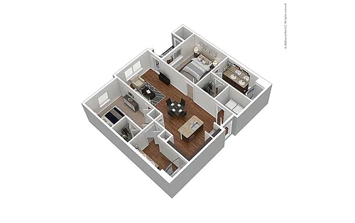 Floor plan Hall Park