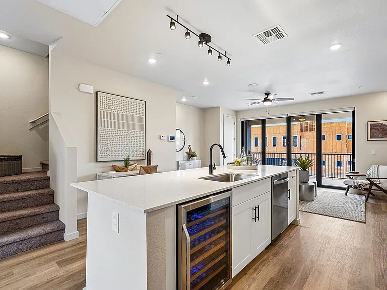 Kitchen & Living Space