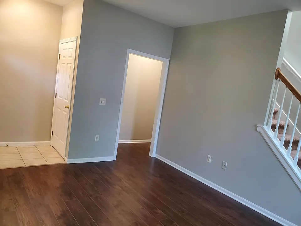 Living Room - View from Side (including Coat Closet and access to the basement hallway)