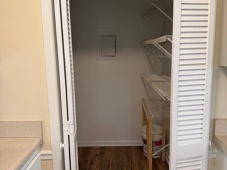 Pantry off of kitchen