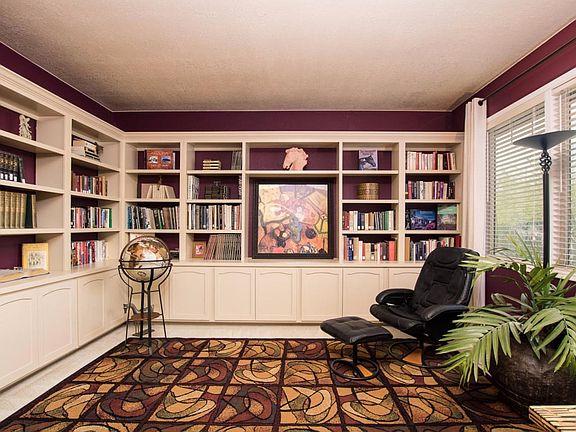 Library Den - Built in Cabinet & Shelves