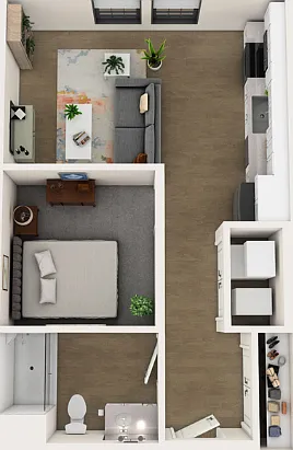 Apartment Home D Floorplan View Apartment Home D Floorplan View