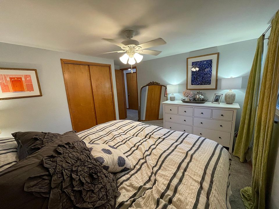 Master bedroom, double closet on left of image.