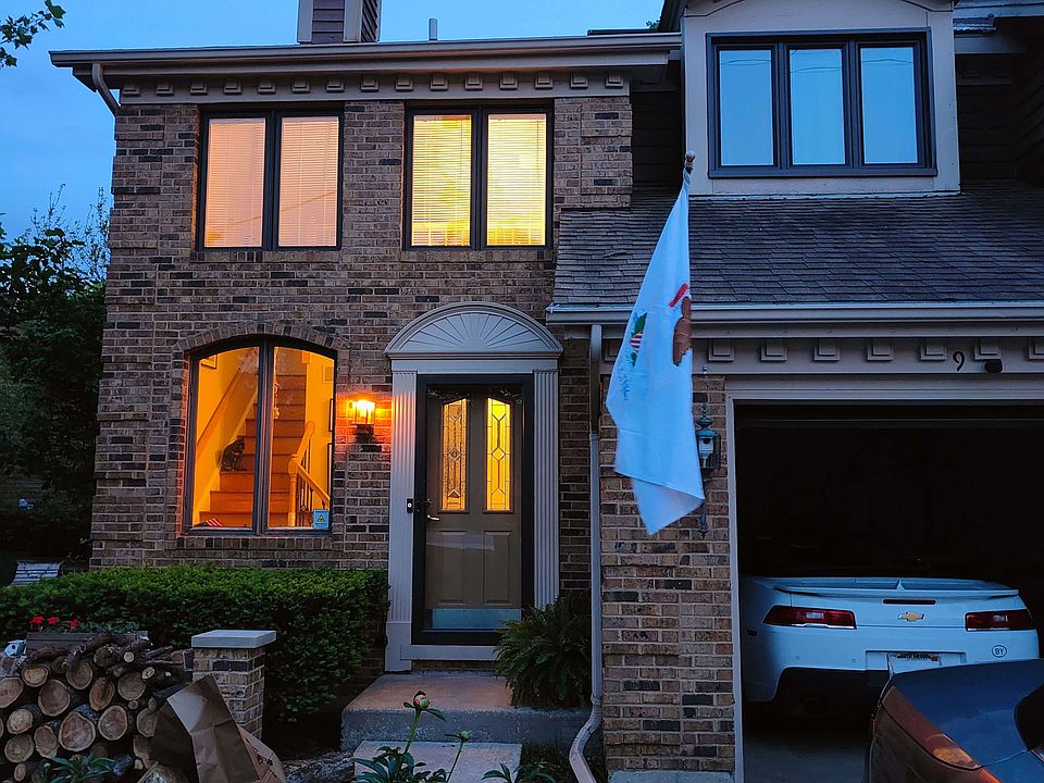 Two spacious bedrooms in an all-hardwood floor two-story duplex with attached garage are waiting to become your next home