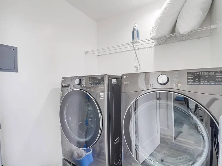 Washer and dryer