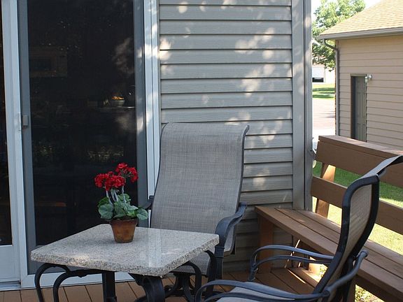 Deck off kitchen