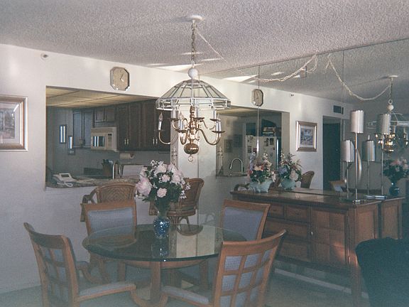 Dining room with pass thru