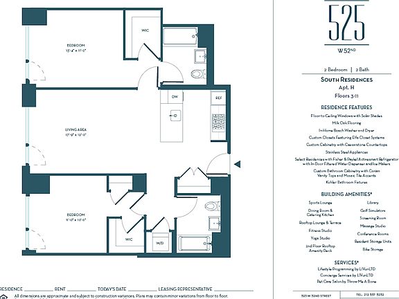 2nd image of 525 W 52nd St APT 7HS