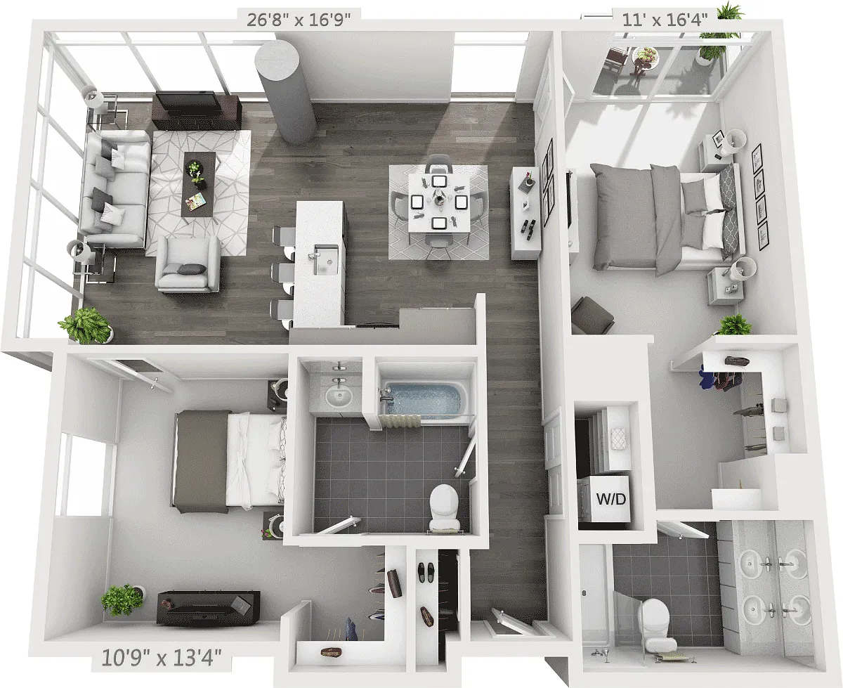 Floor plan B7