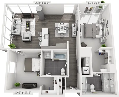 Floor plan B7