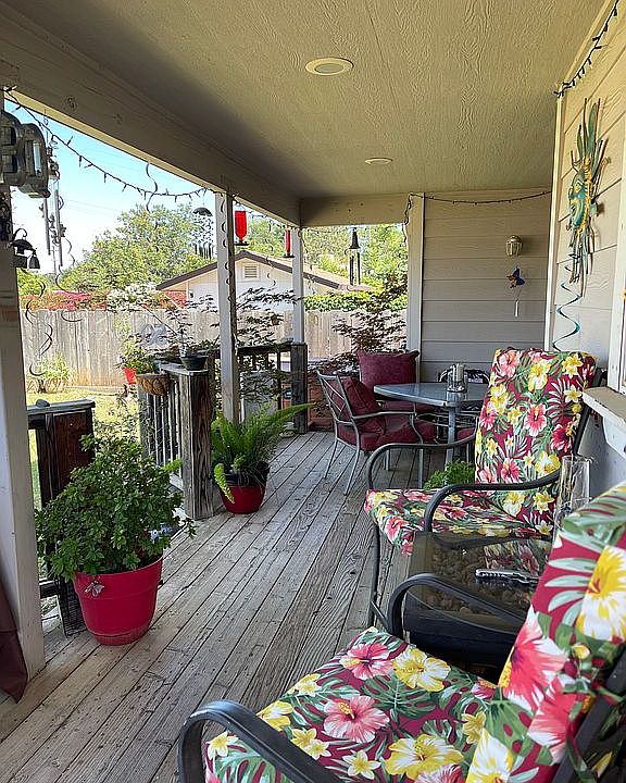 Deck back of house