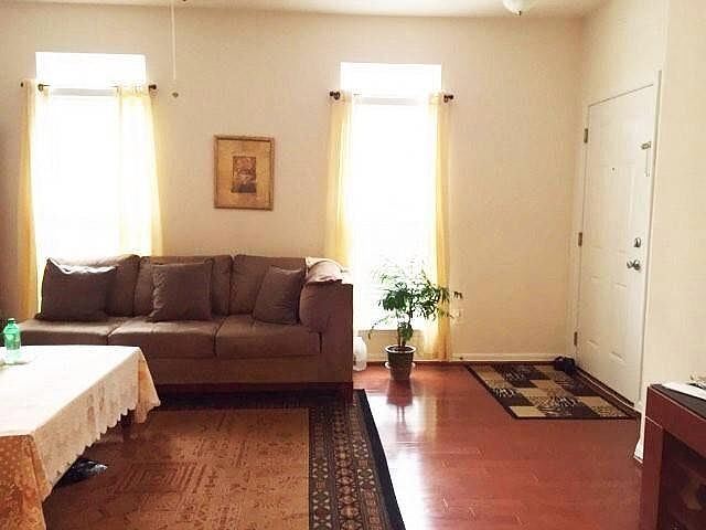 Living room facing street