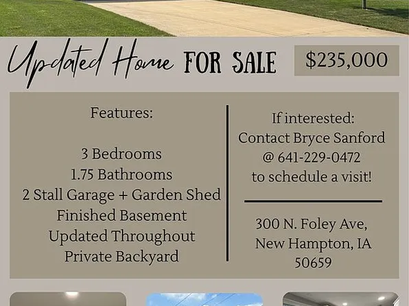300 N Foley Ave, New Hampton, IA 50659