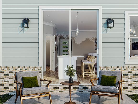 Outdoor Living Space Rendering
