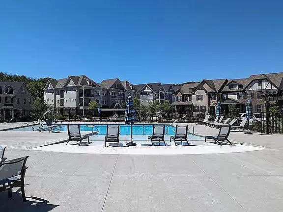 Pool- next to building