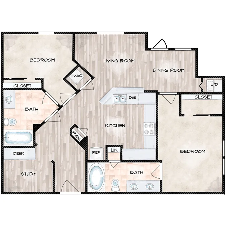 Floor plan The Belair