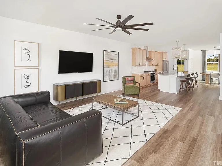 Model home Living area photo