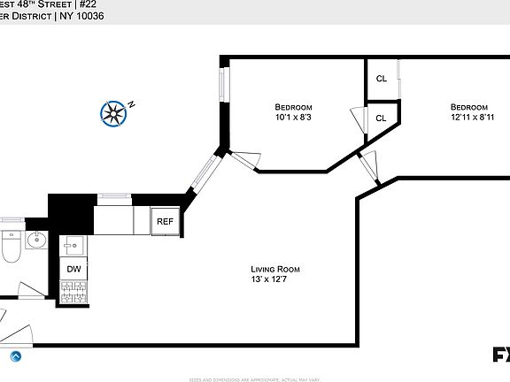 2nd image of 312 W 48th St APT 22