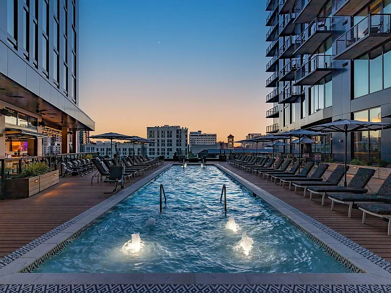 Sunset Views from the Pool Deck