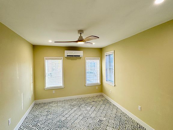 Bright and colorful living room space