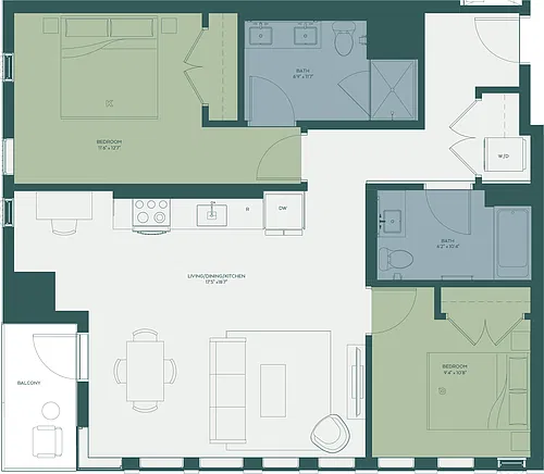 Floor plan B8