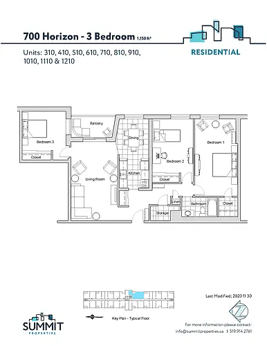 Floor plan 3 bedroom