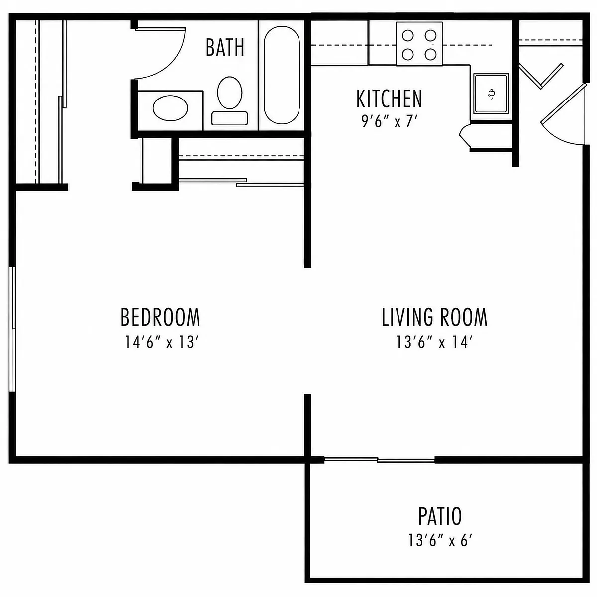 Floor plan Studio