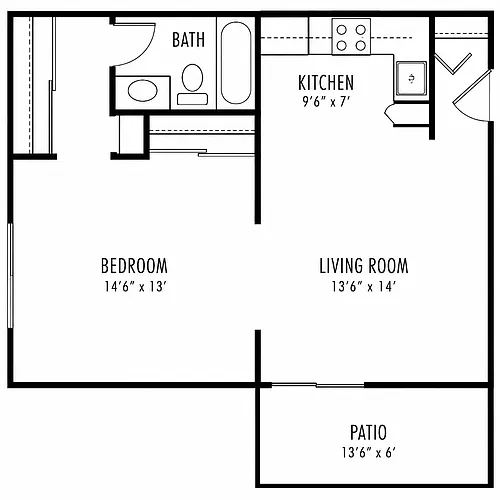 Floor plan Studio