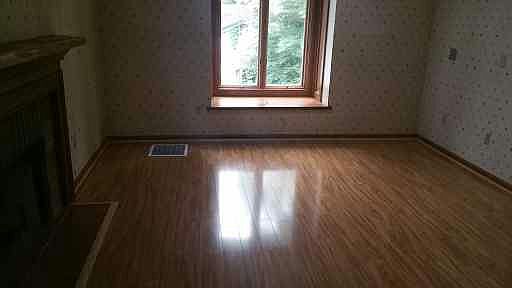 New Wood Floors in the Dinin