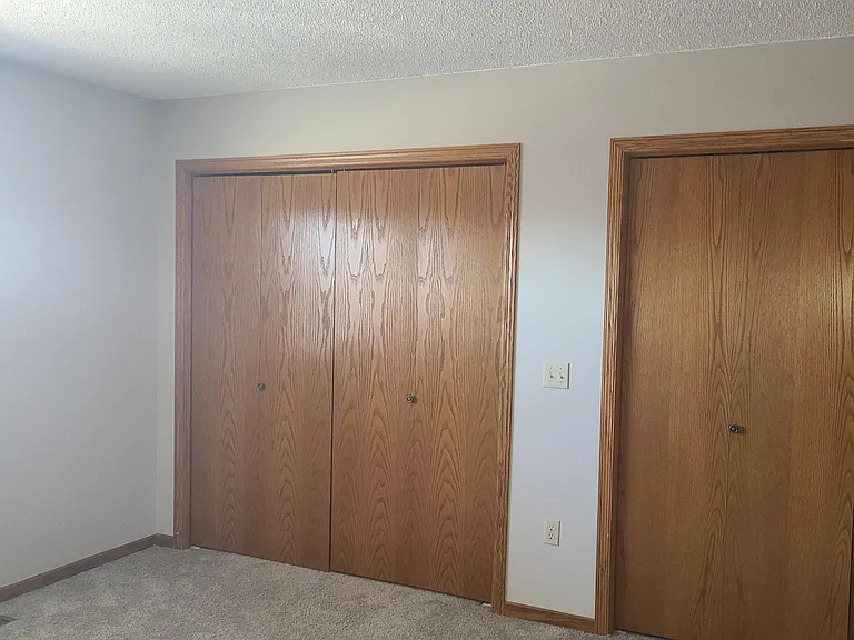 Master bedroom closets