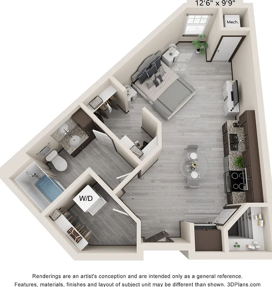 Spacious Studio Apartment — Photo 1