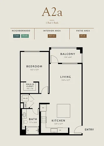 Floor plan A2a