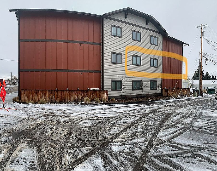 East side of building