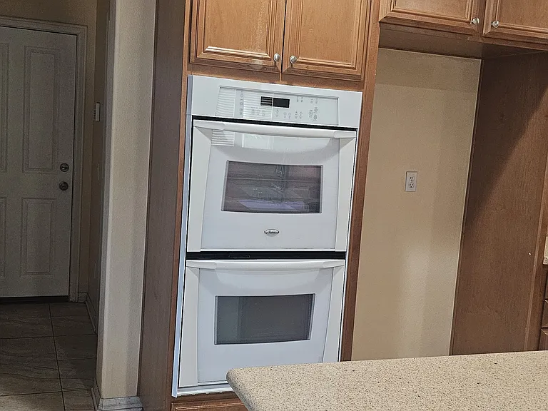 Kitchen with double oven