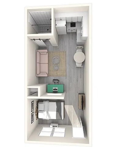 Floor plan Large Urban Studio