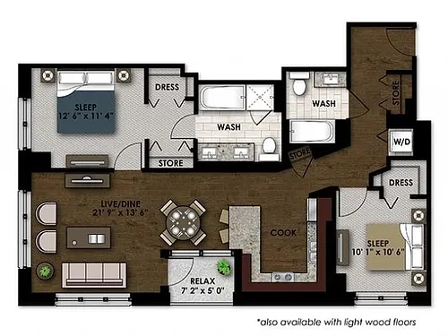 Floor plan C550