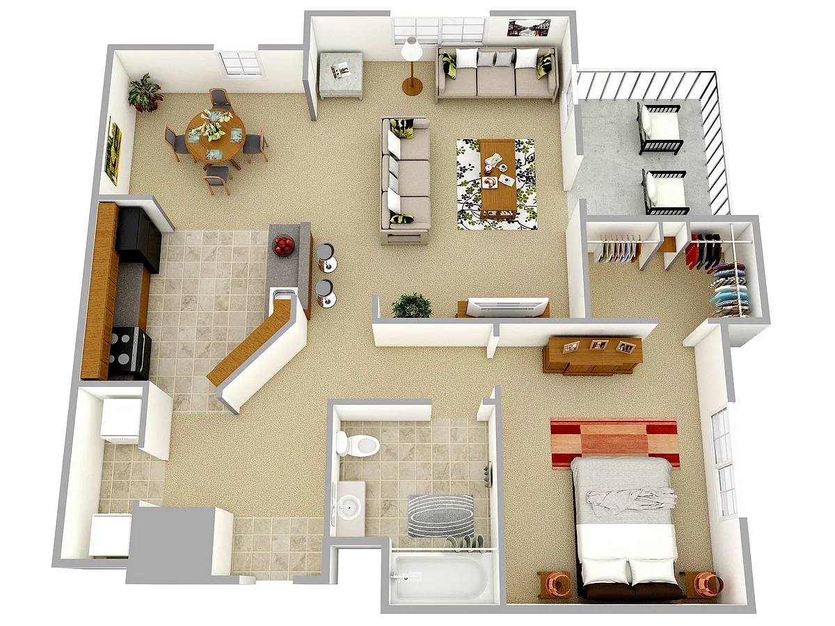 Floor plan Hickory
