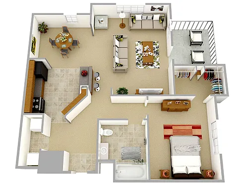 Floor plan Hickory