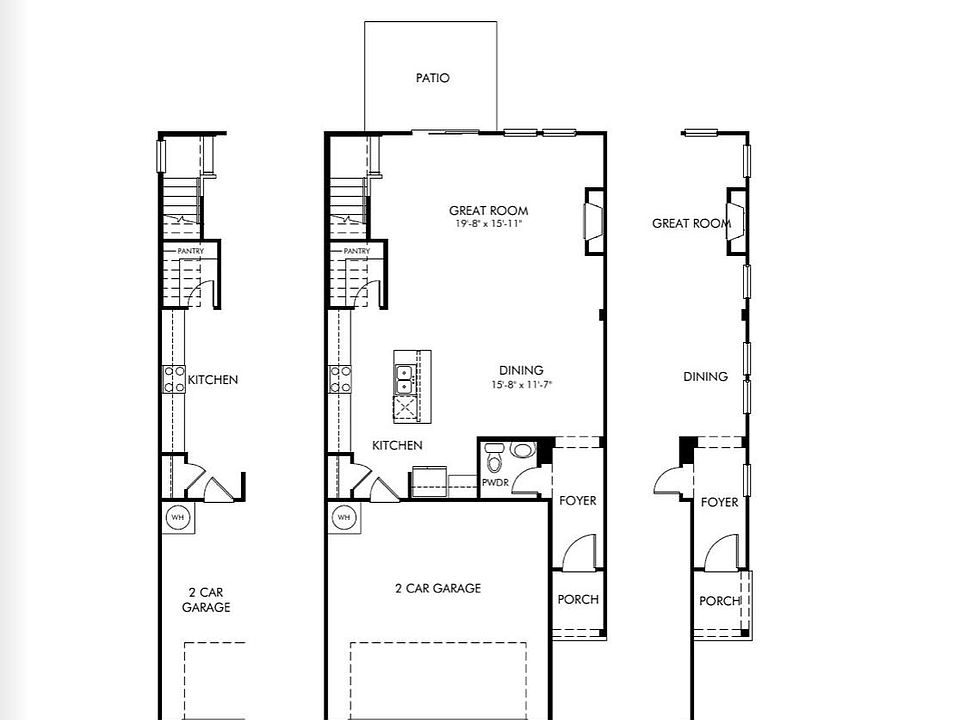 Floor plan for first floor