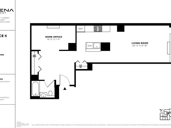 2nd image of 601 W 57th St APT 6K