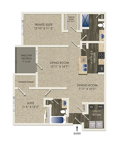 Floor plan Croix