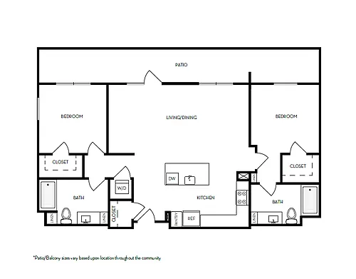 Floor plan 2x2g